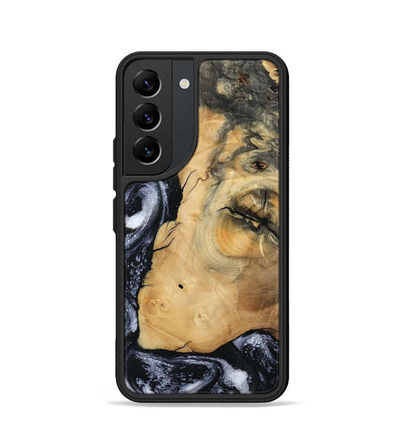 Galaxy S22 Wood Phone Case - Derick (Black & White, 794568)
