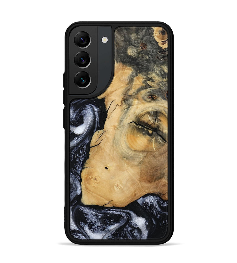 Galaxy S22 Plus Wood Phone Case - Derick (Black & White, 794568)
