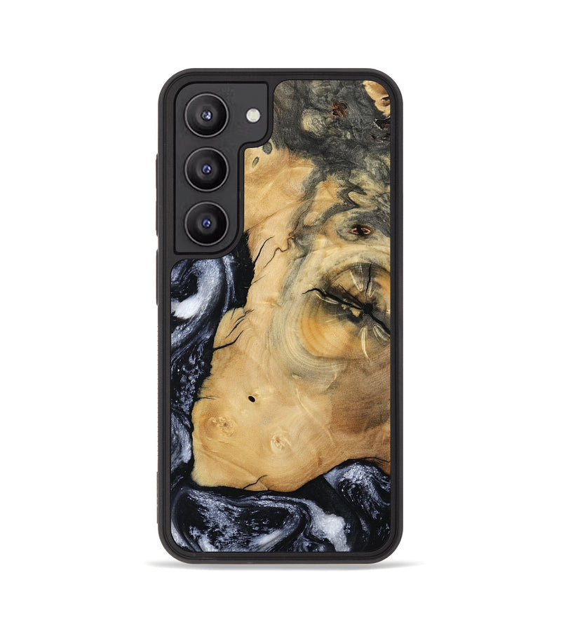 Galaxy S23 Wood Phone Case - Derick (Black & White, 794568)