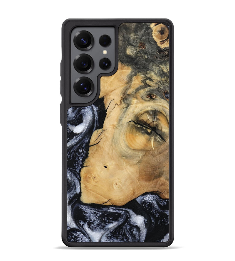 Galaxy S25 Ultra Wood Phone Case - Derick (Black & White, 794568)