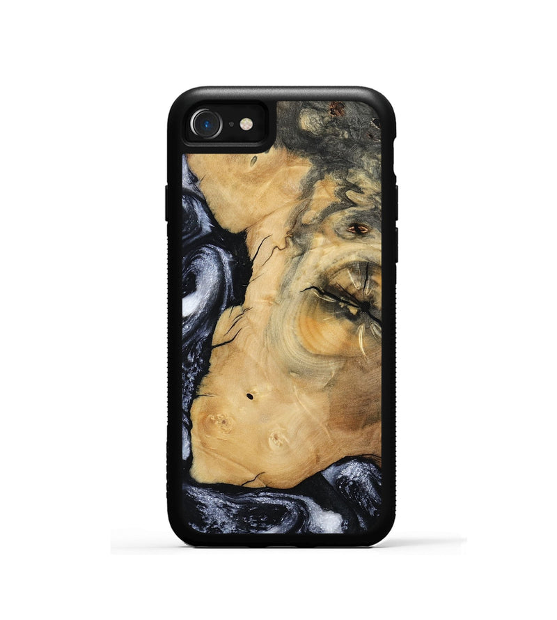 iPhone SE Wood Phone Case - Derick (Black & White, 794568)