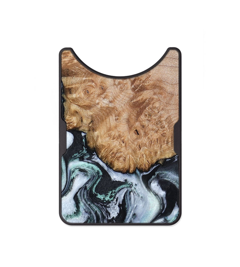 Alloy Wood Wallet - Lillie (Black & White, 794573)