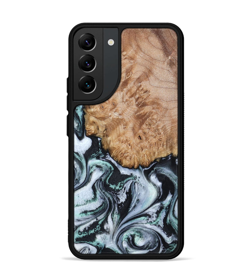 Galaxy S22 Plus Wood Phone Case - Lillie (Black & White, 794573)