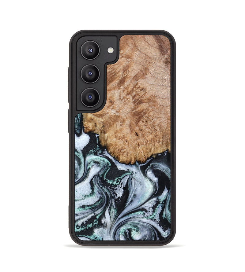 Galaxy S23 Wood Phone Case - Lillie (Black & White, 794573)