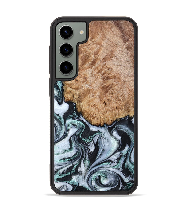 Galaxy S23 Plus Wood Phone Case - Lillie (Black & White, 794573)