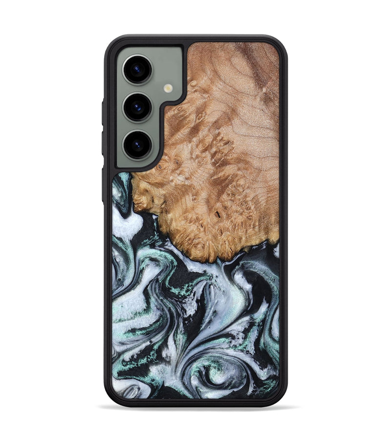 Galaxy S24 Plus Wood Phone Case - Lillie (Black & White, 794573)