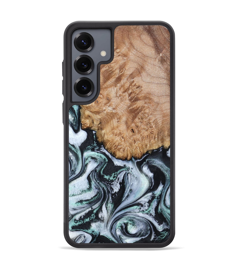 Galaxy S25 Plus Wood Phone Case - Lillie (Black & White, 794573)