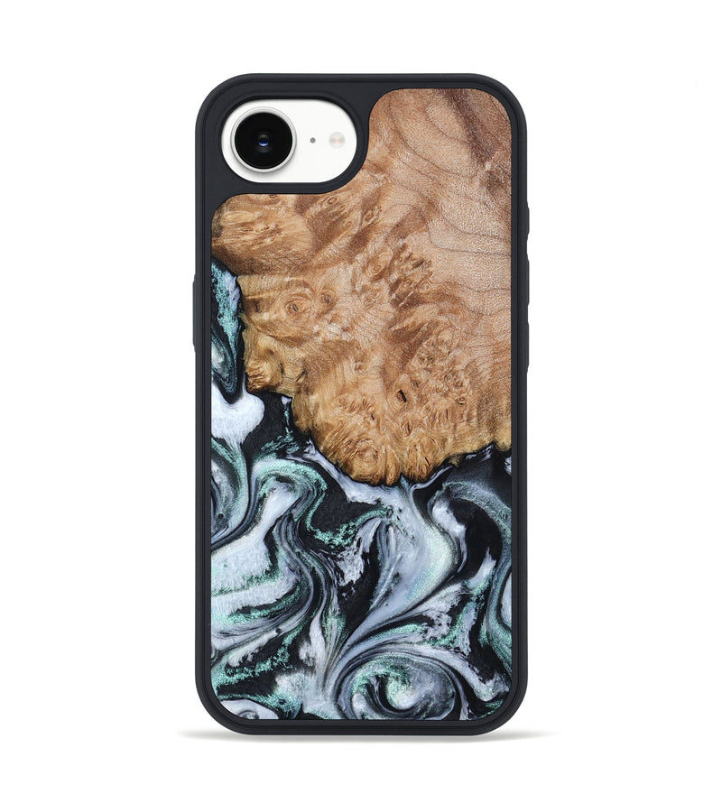 iPhone 16e Wood Phone Case - Lillie (Black & White, 794573)