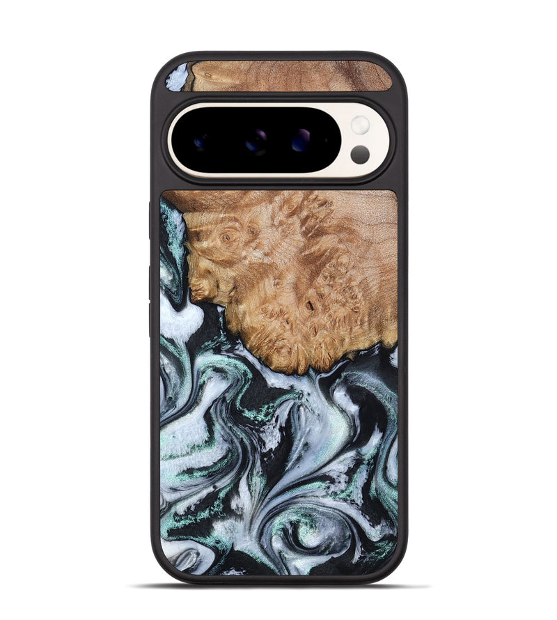 Pixel 9 Pro Wood Phone Case - Lillie (Black & White, 794573)