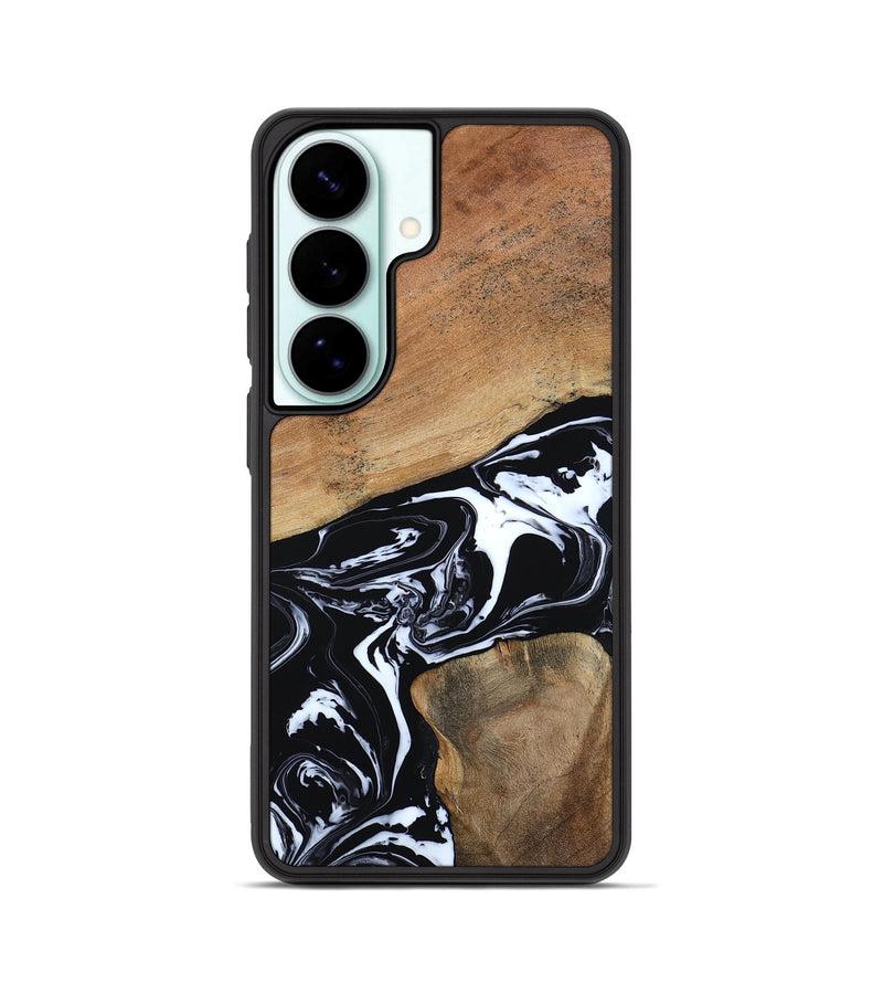 Galaxy S26 Wood Phone Case - Astrid (Black & White, 794575)