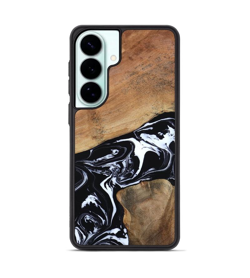 Galaxy S26 Plus Wood Phone Case - Astrid (Black & White, 794575)