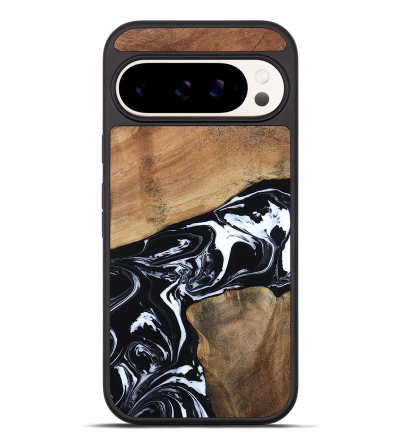 Pixel 9 Pro XL Wood Phone Case - Astrid (Black & White, 794575)