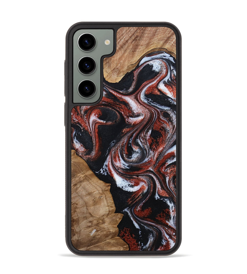 Galaxy S23 Plus Wood Phone Case - Adalyn (Black & White, 794577)