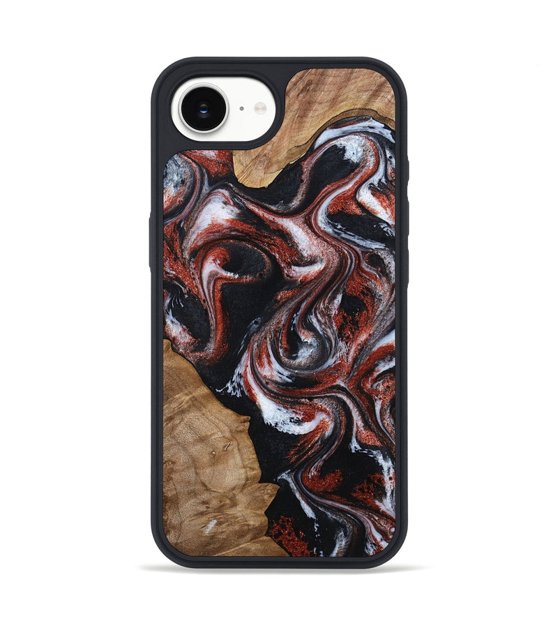 iPhone 16e Wood Phone Case - Adalyn (Black & White, 794577)