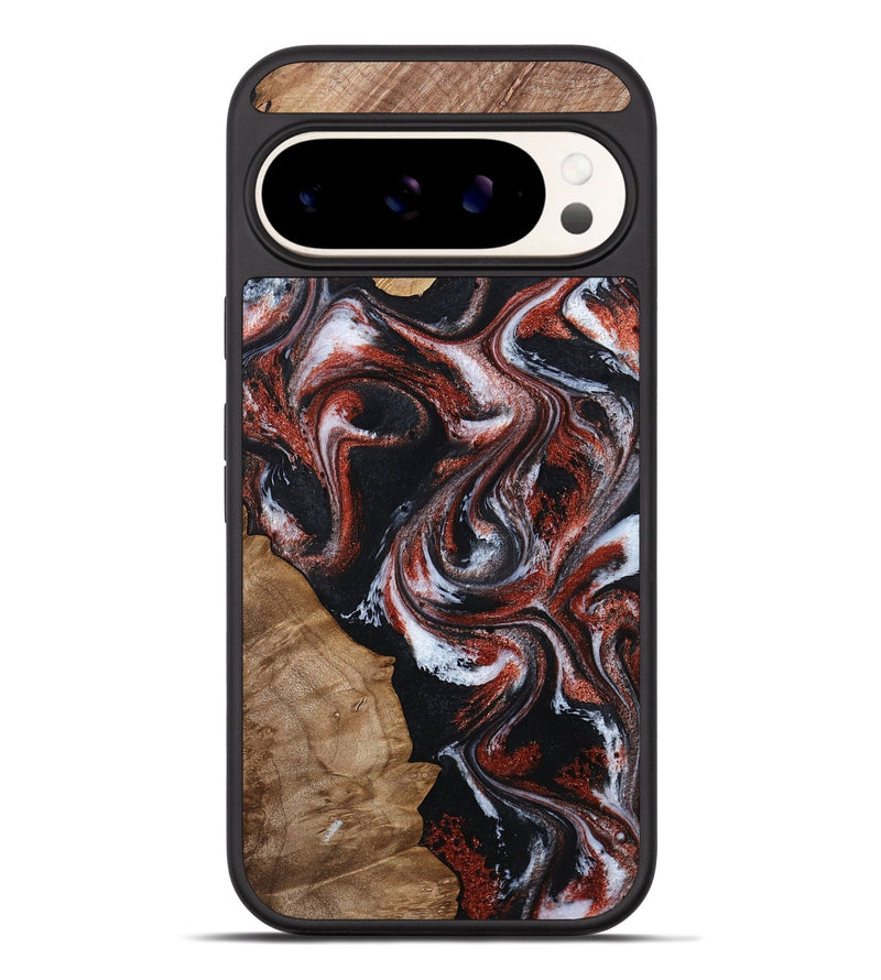 Pixel 9 Pro XL Wood Phone Case - Adalyn (Black & White, 794577)