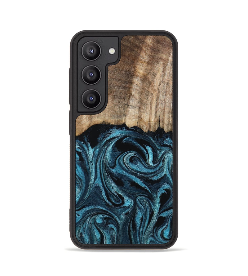 Galaxy S23 Wood Phone Case - Mac (Blue, 794581)