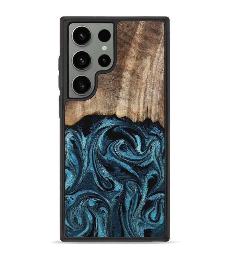 Galaxy S23 Ultra Wood Phone Case - Mac (Blue, 794581)