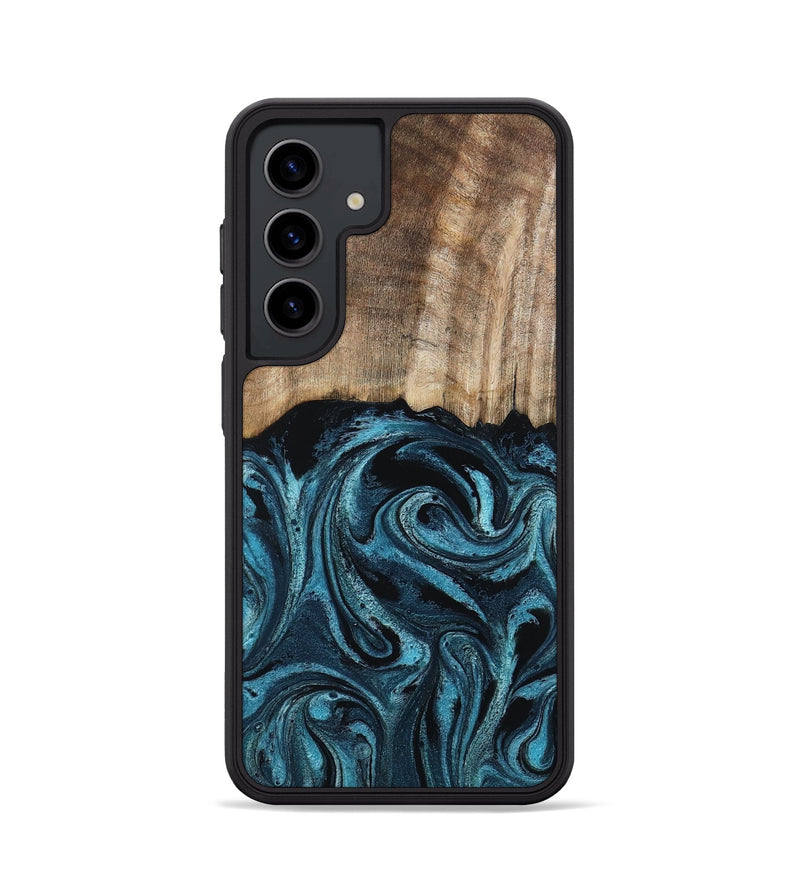 Galaxy S24 Wood Phone Case - Mac (Blue, 794581)