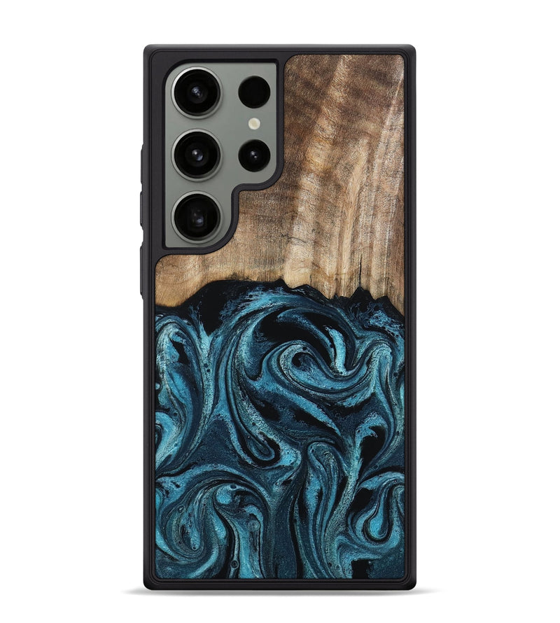 Galaxy S24 Ultra Wood Phone Case - Mac (Blue, 794581)