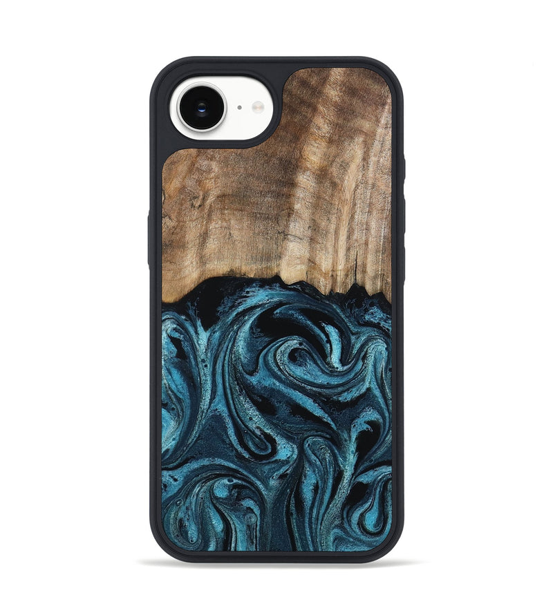 iPhone 16e Wood Phone Case - Mac (Blue, 794581)