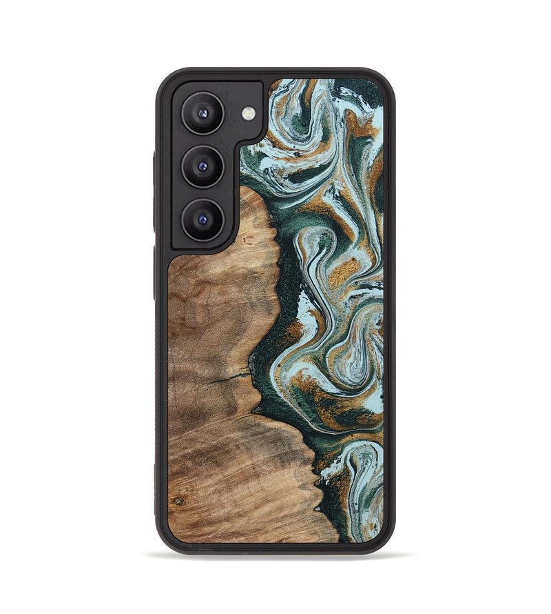 Galaxy S23 Wood Phone Case - Clement (Green, 794586)