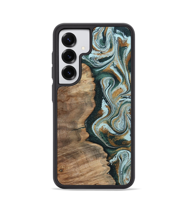 Galaxy S25 Wood Phone Case - Clement (Green, 794586)