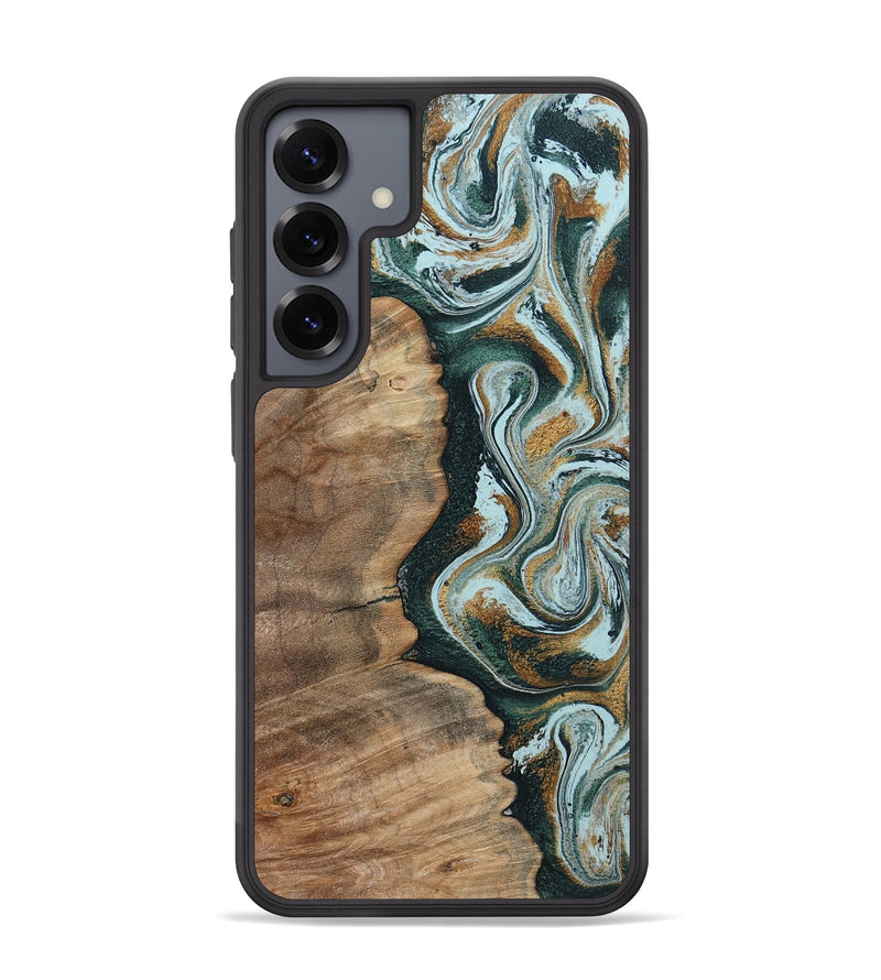 Galaxy S25 Plus Wood Phone Case - Clement (Green, 794586)