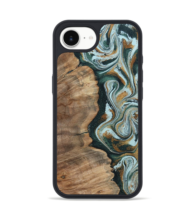 iPhone 16e Wood Phone Case - Clement (Green, 794586)