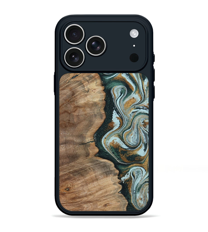 iPhone 17 Pro Max Wood Phone Case - Clement (Green, 794586)