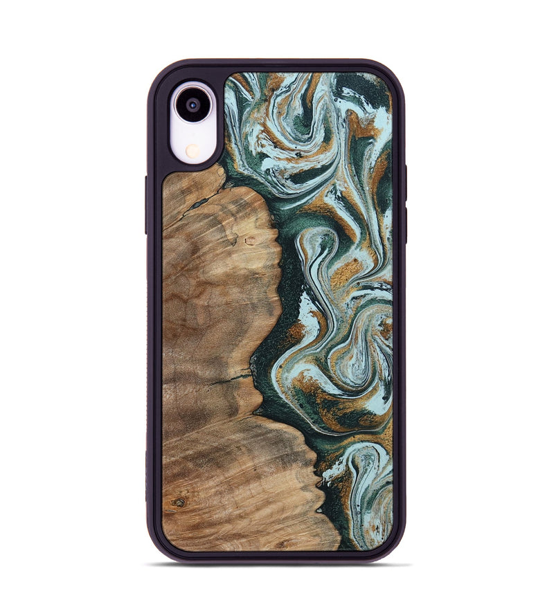iPhone Xr Wood Phone Case - Clement (Green, 794586)