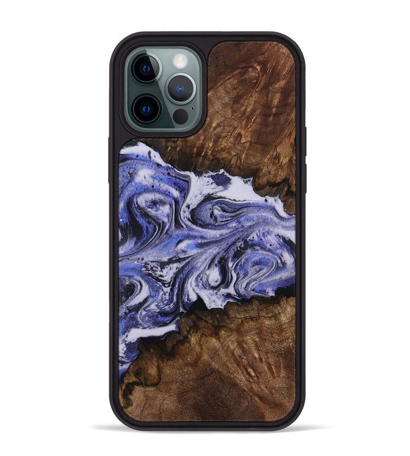 iPhone 12 Pro Max Wood Phone Case - Jacob (Purple, 794588)