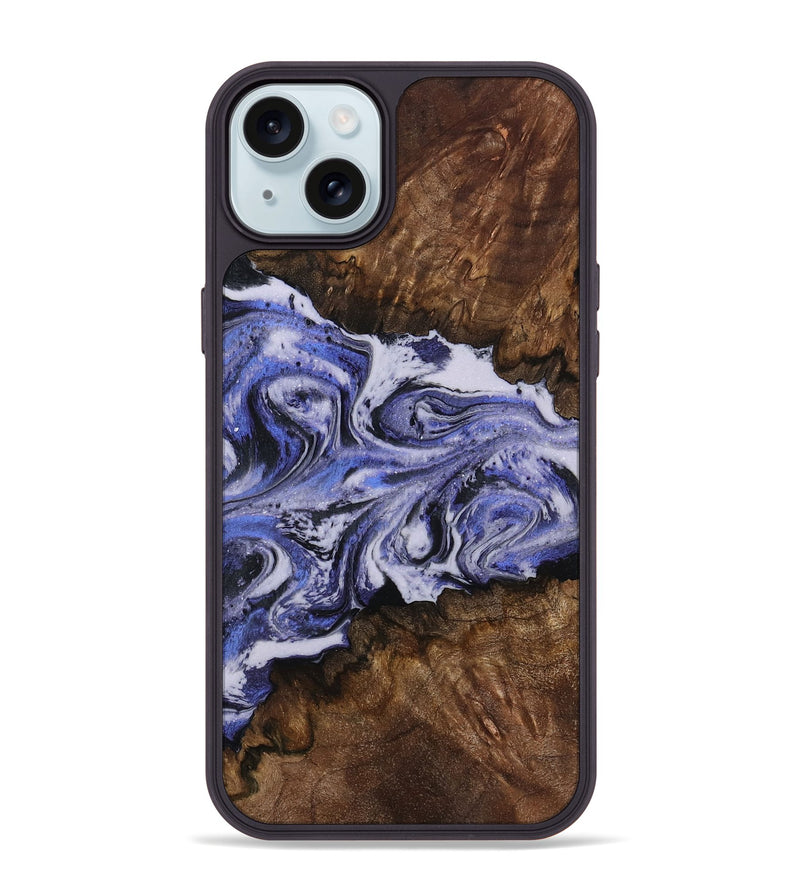 iPhone 15 Plus Wood Phone Case - Jacob (Purple, 794588)
