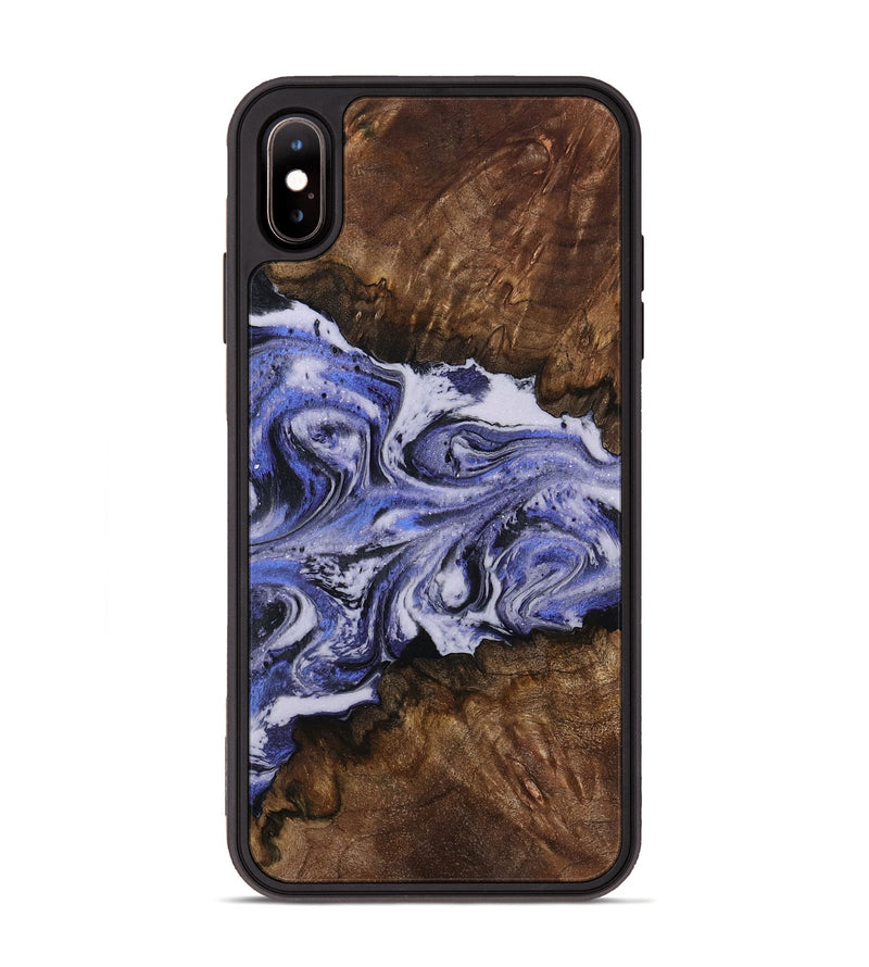 iPhone Xs Max Wood Phone Case - Jacob (Purple, 794588)