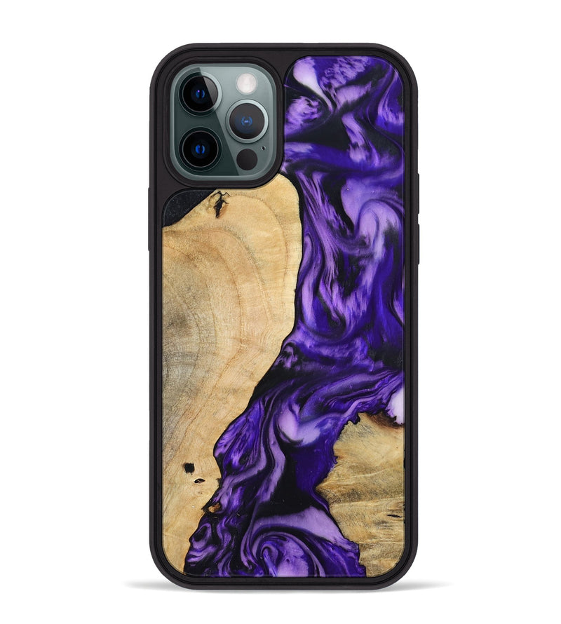 iPhone 12 Pro Max Wood Phone Case - Maxwell (Purple, 794592)