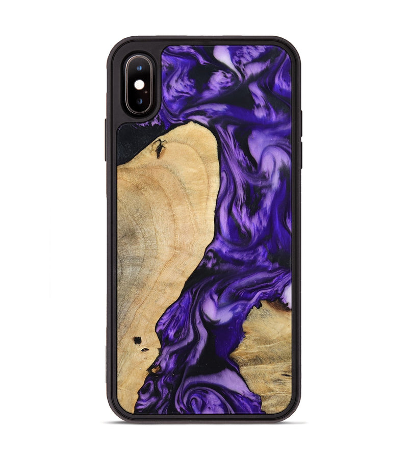 iPhone Xs Max Wood Phone Case - Maxwell (Purple, 794592)