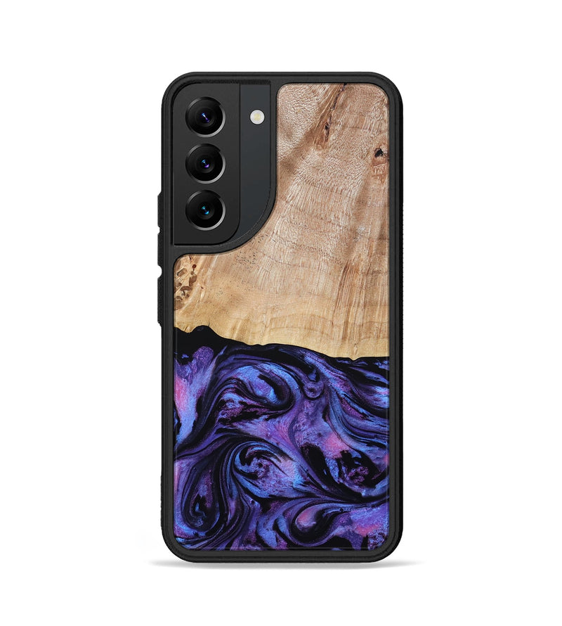 Galaxy S22 Wood Phone Case - Musa (Purple, 794624)