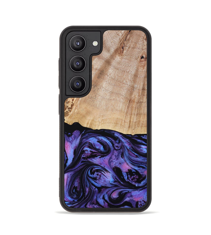 Galaxy S23 Wood Phone Case - Musa (Purple, 794624)