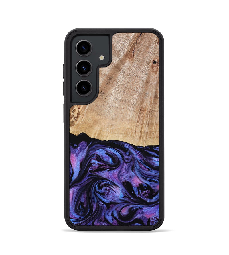 Galaxy S24 Wood Phone Case - Musa (Purple, 794624)