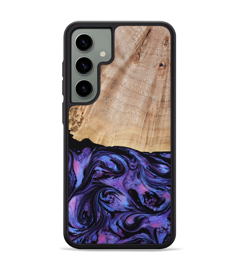Galaxy S24 Plus Wood Phone Case - Musa (Purple, 794624)