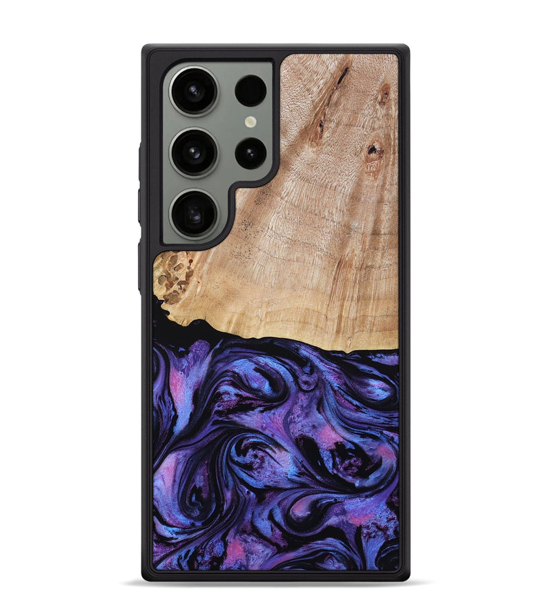 Galaxy S24 Ultra Wood Phone Case - Musa (Purple, 794624)