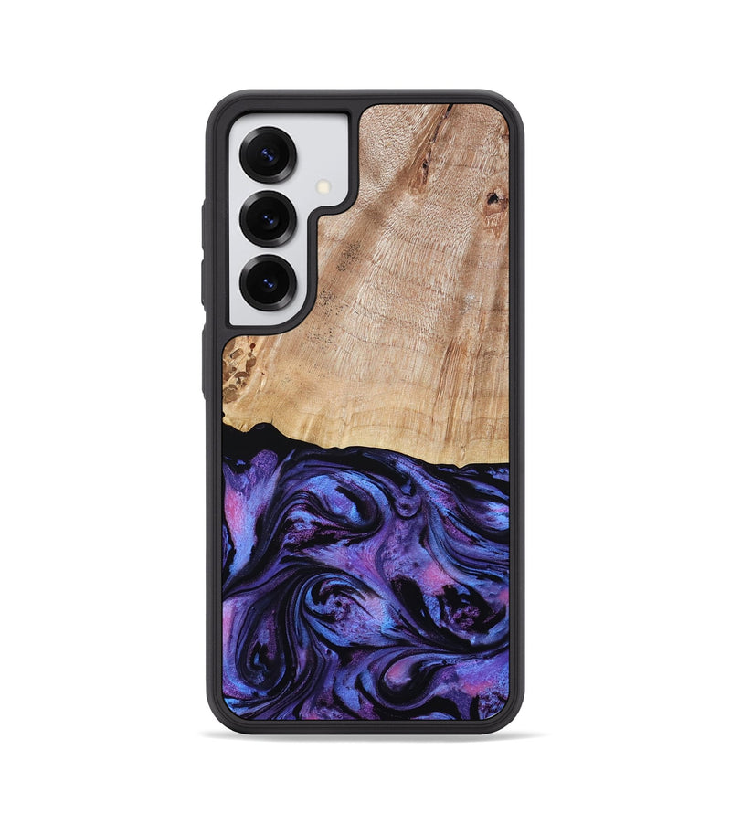 Galaxy S25 Wood Phone Case - Musa (Purple, 794624)