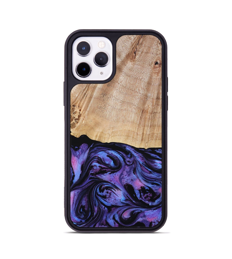iPhone 11 Pro Wood Phone Case - Musa (Purple, 794624)