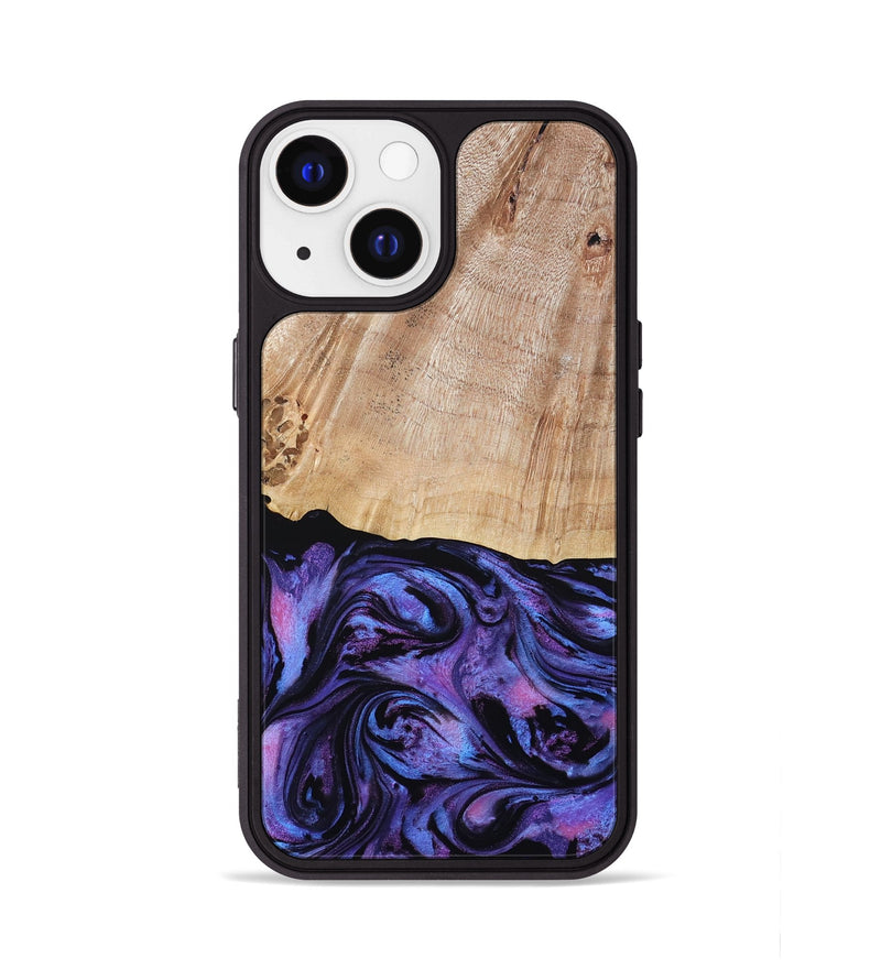 iPhone 13 Wood Phone Case - Musa (Purple, 794624)