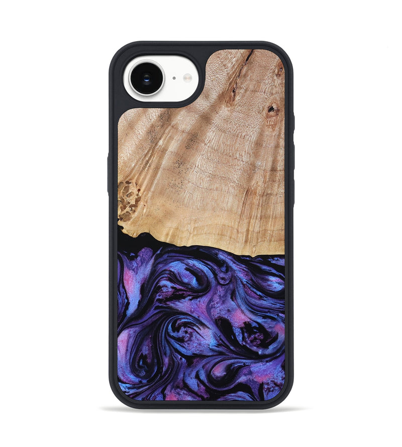 iPhone 16e Wood Phone Case - Musa (Purple, 794624)