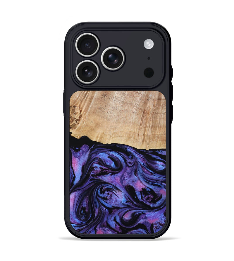iPhone 17 Pro Wood Phone Case - Musa (Purple, 794624)
