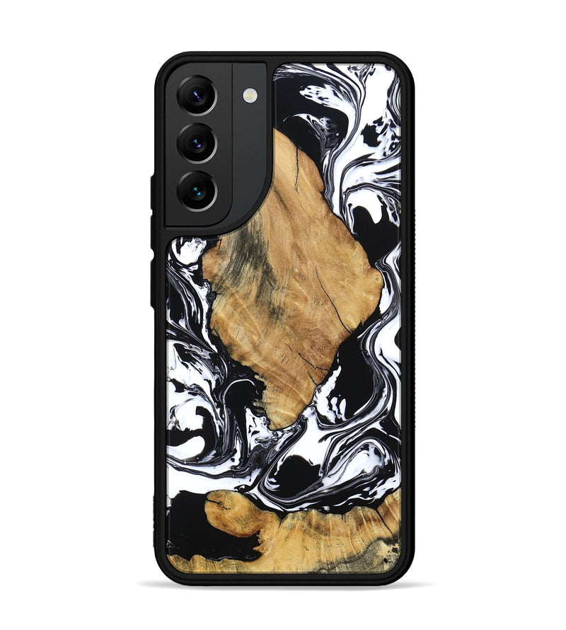 Galaxy S22 Plus Wood Phone Case - Briar (Black & White, 794626)