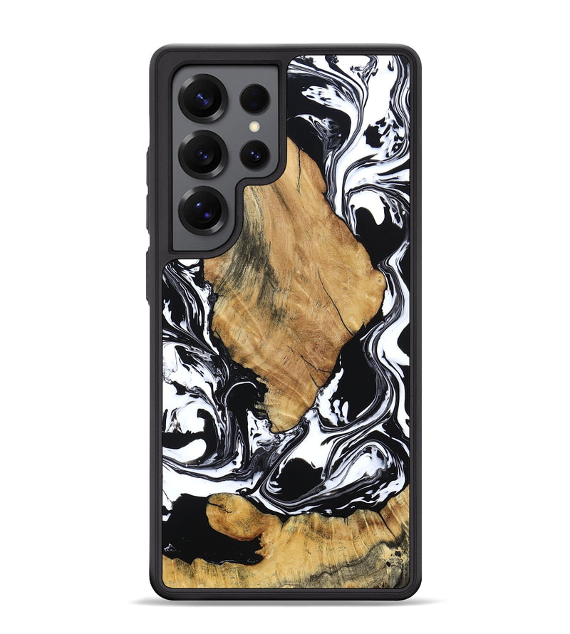 Galaxy S25 Ultra Wood Phone Case - Briar (Black & White, 794626)