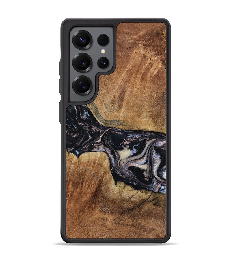Galaxy S25 Ultra Wood Phone Case - Naima (Black & White, 794627)