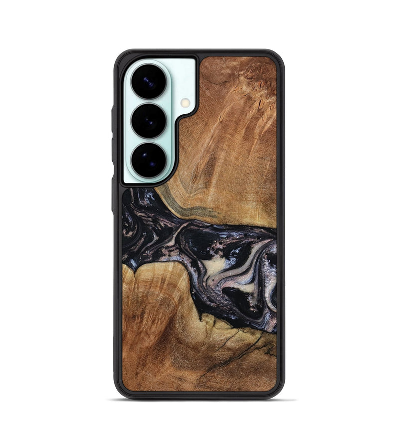 Galaxy S26 Wood Phone Case - Naima (Black & White, 794627)