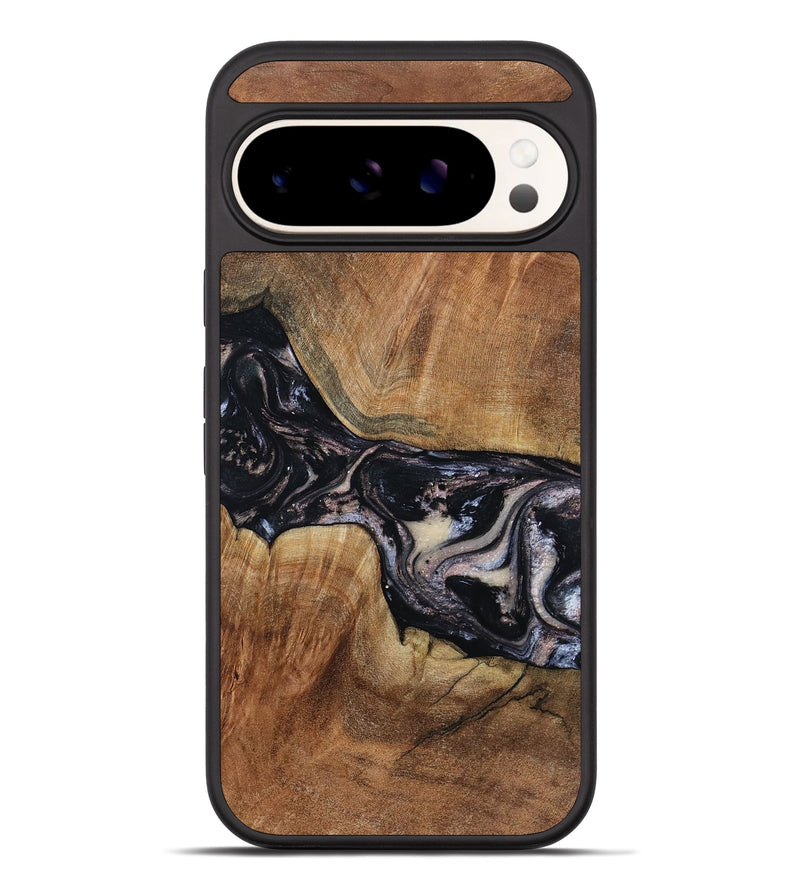 Pixel 10 Pro XL Wood Phone Case - Naima (Black & White, 794627)